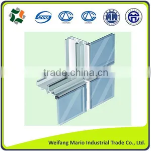 China Factory Top Quality Customed Aluminum Extrusion Curtain Wall Profiles thumbnail-4