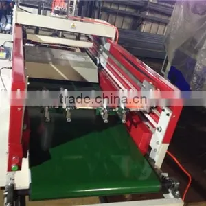 GBDE-700 Factory Direct Easy Optional Full Automatic Punching Four Lines Pe Plastic Vest T-shirt Bag Making Machine thumbnail-5
