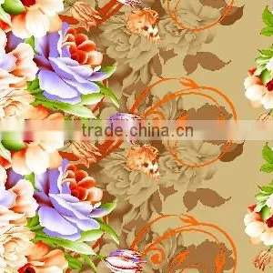 100% Polyester 3d Printed Bedsheet Fabrics thumbnail-1