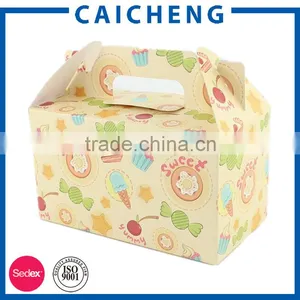 Custom Foldable Kraft Cake Paper Box With Window thumbnail-5