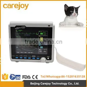 8.4-inch 5-Parameter Vet Patient Monitor With Low Price ECG, NIBP, SPO2, RESP, TEMP, PR thumbnail-1