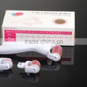 3 in 1 180/600/1200 Needles Pigment Removal Derma Roller Dermaroller With Changeable Head thumbnail-6