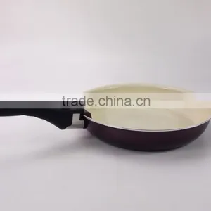 5pcs Burgundy Non-stick Die Casting Aluminum Cookware Set Removable Handles thumbnail-6