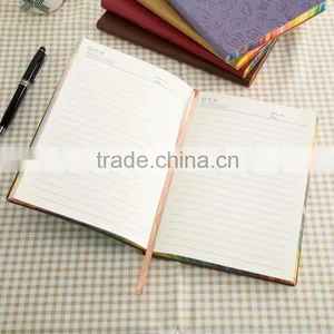 Fashion Colored Business Writing Leather A5 pu Note Book With Elastic Band thumbnail-3