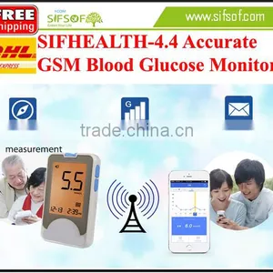 SIFHEALTH-4.4 Bluetooth Glucose Meter, Accurate and Fast GSM Blood Glucose Meter thumbnail-1