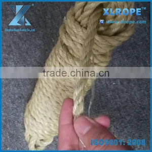 Natural Fiber Color Sisal Manila Rope on Oil Field thumbnail-1