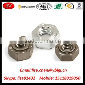 Dongguan Factory Custom Steel Flat Weld Nut With ISO Standards thumbnail-1