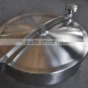 Industrial Stainless Steel Food Production Used Tank Manhole thumbnail-4