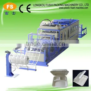 Automatic Vacuum Forming Cutting Stacking Machine For Food Container thumbnail-1