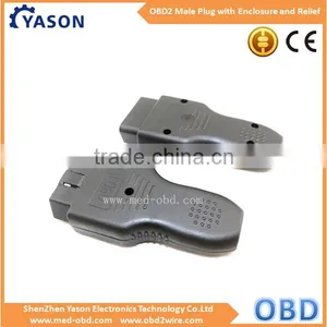 OBD2 Connector J1962 Male Plug With Enclosure and Relief thumbnail-1