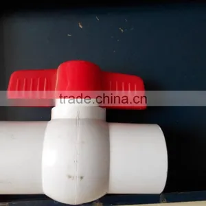 China Supplier Plastic Raw Material PVC Ball Valve thumbnail-1