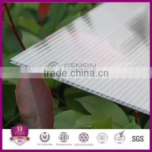 UV Coated Twinwall Hollow Polycarbonate Sheet Greenhouse thumbnail-2