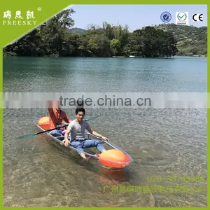PC 2 Seat Clear Bottom Peddle Kayak Transparent for Sale thumbnail-6