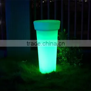 Plastic Cemetery Vase LED Out Door Decorative Flower Pot thumbnail-4