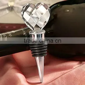 Decorative Crystal Heart Wine Stopper thumbnail-1