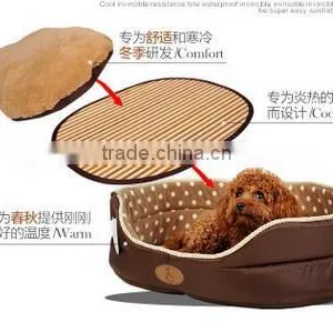 CY112 Soft Warm Indoor Portable Pets Dog Puppy Cat Bed Plush Cotton Mat Kennel Luxury Pet Bed thumbnail-3