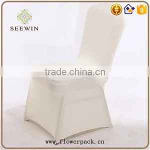 White Cheap Universal Wedding Used Banquet Chair Covers thumbnail-1
