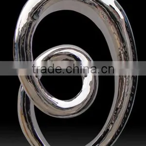 High Polished Art Abstract Stainless Steel Home Decor Sculpture thumbnail-1