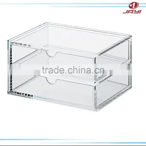 Clear Case 2 Acrylic Drawers, Transparent Acrylic Containers thumbnail-1