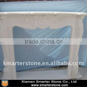 White Marble Fireplace Frame/Fireplace Stove thumbnail-1