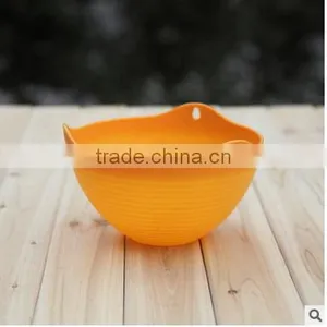 Home Garden Plastic Flower Pot Hanging Planter With Iron Chain thumbnail-5