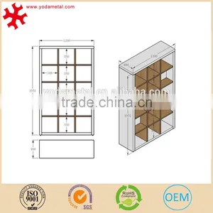 Decorative Bookshelf With 9 Units thumbnail-4