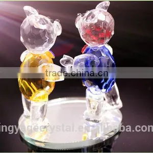 Romantic Crystal Couple Bears as the Best Crystal Wedding Present for 15th Wedding Anniversary thumbnail-4