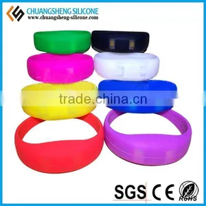 Shaking Sensing Led Light Silicon Bracelet, Led Silicon Bracelet thumbnail-1