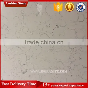 Jianfa Carrara White Quartz Stone Kitchen Countertop thumbnail-6