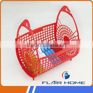 XYB9906 Colorful Plastic Basket With Clothes Pegs/clip/pins thumbnail-1