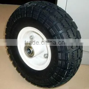 pu Solid Tires 10*350-4 Trolley Wheel thumbnail-1