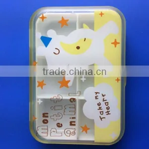 Custom Promotional Rectangle Cartoon Plastic Pill Box,custom Cartoon Plastic Pill Box,custom Cartoon Plastic Pill Box Supplier thumbnail-2