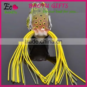 Model LYO3 Frog Super Soft Lures 55mm 14g Floating Fishing Bait thumbnail-2