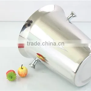 Wine Beer Bottle Custom Logo Stainless Steel Ice Bucket thumbnail-3