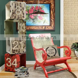 Accent Table Cube Box Swivel Mahogany Wood thumbnail-1