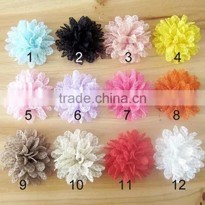 Fabric Flower Clip for Kids Hair Accessories for Baby Girl thumbnail-2