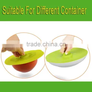 Microwave and Freezer Safty Silicone Spill Stopper Lid thumbnail-1