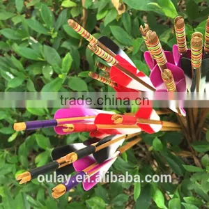 Fancy Bamboo Arrows With Colorful Bowstrings thumbnail-3
