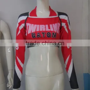 Cheerleading Shirt and Shorts, Plus Size Cheerleading Uniforms Custom thumbnail-5