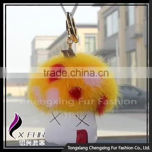 CX-R-01 2016 New Design Mink Fur Keychain thumbnail-1