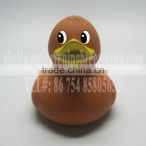 Wholesale Promotional Orange Rubber Duck , Promo Orange Bath Duck With Logo Imprint thumbnail-2