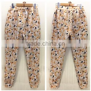 New Arrival Fashion Design Print Dog Latest Wholesale Printed Men Emoji Jogger Pants thumbnail-2