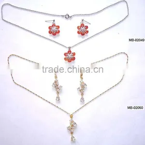 CZ Stone Necklace Sets, Fashion CZ Necklace Sets,costume Jewelry Sets,trendency Jewelry Sets, Quality Jewelry Sets,woman Jewelry thumbnail-1