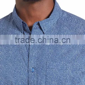 Ease and a Speckled Men's Fancy Business Design Printed Shirt thumbnail-4