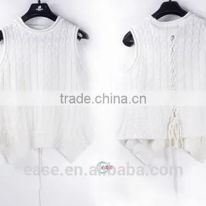 China Designed Latest 2016 Teenager Solid Colour Sleeveless Vest thumbnail-3