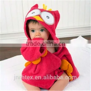 100% Cotton Printed Baby Hooded Towel thumbnail-1