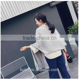 Fashion Camel Winter Women's Artificial Cashmere Shawl Scarf Thick Warm Wrap Long Muffler Tassels thumbnail-2