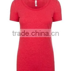 Next Level Apparel Ladies' Tri-Blend Scoop Tee - Made From Pre-shrunk 50% Polyester, 25% Cotton and 25% Rayon. thumbnail-4