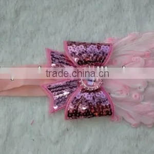 Wholesale Feather Headband Vintage Headband Nagorie Feather Headband thumbnail-3