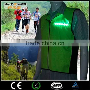 USB Rechargeable Battery Heated Reflective Vest for Running or Cycling thumbnail-2